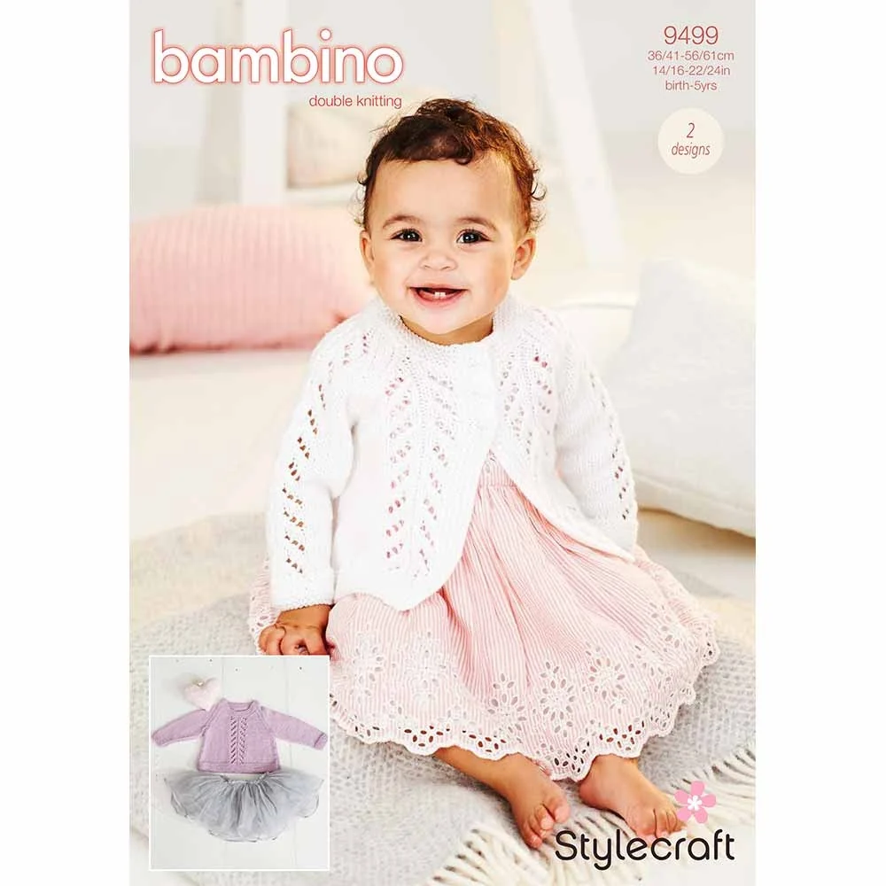 A-line Sweater & Cardigan in Stylecraft Bambino DK