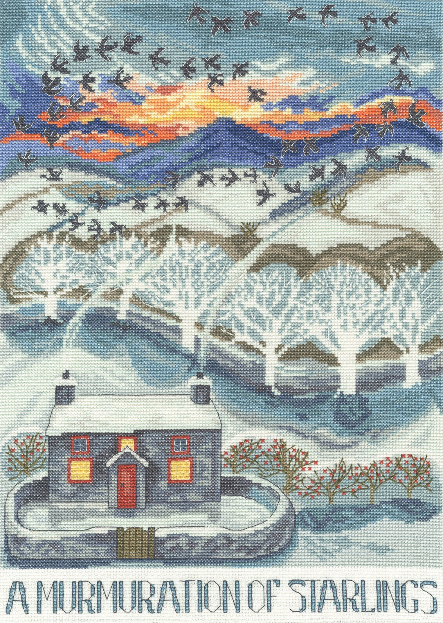 A Murmuration Of Starlings - Bothy Threads Cross Stitch Kit