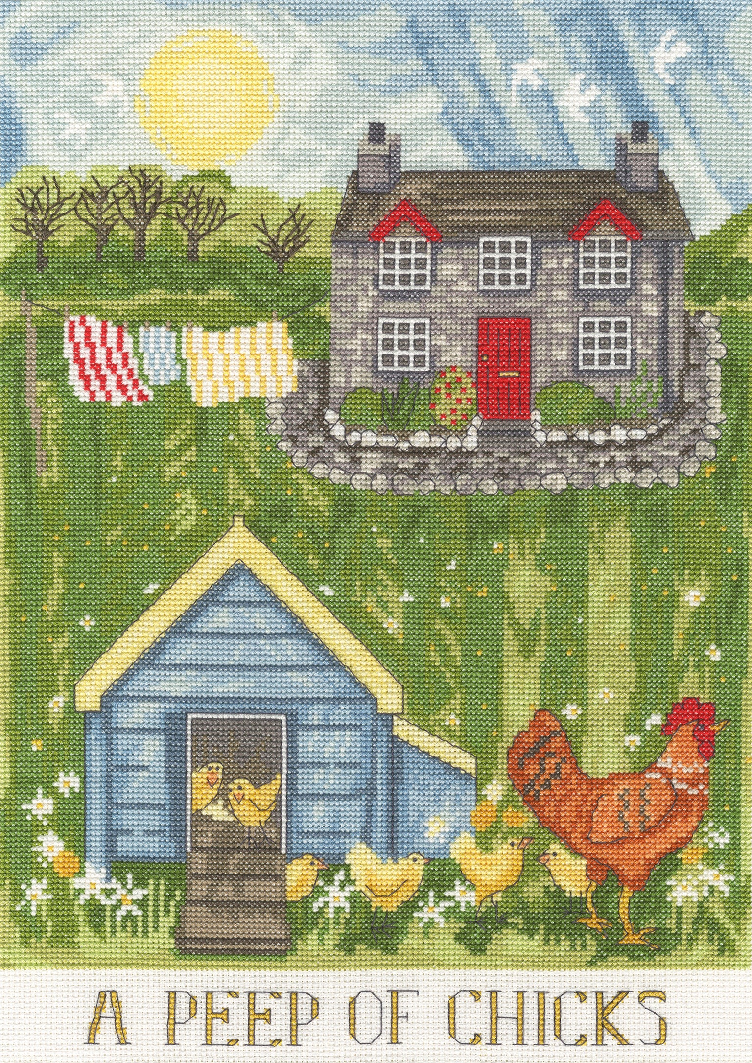 A Peep Of Chicks - Bothy Threads Cross Stitch Kit