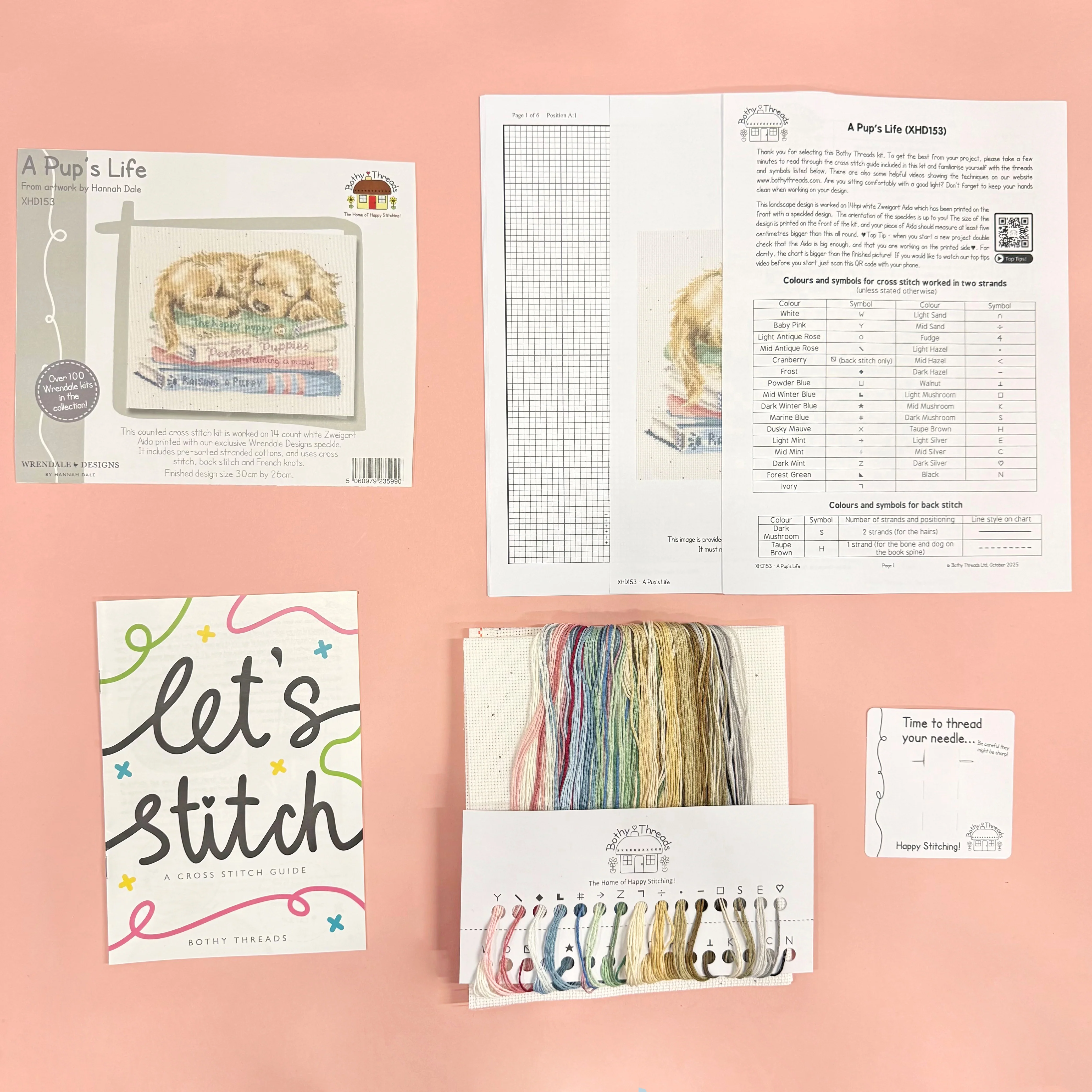 A Pup's Life - Bothy Threads Cross Stitch Kit - Image 2