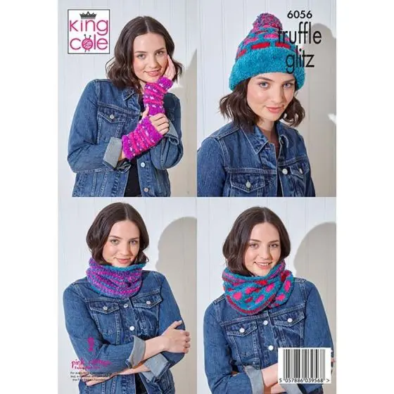 Accessories in King Cole Truffle Glitz - Digital Version 6056 - Image 3