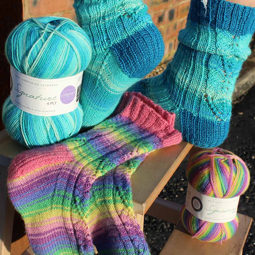 Adeline Socks in WYS Signature 4ply by Winwick Mum - Digital Version - Image 8