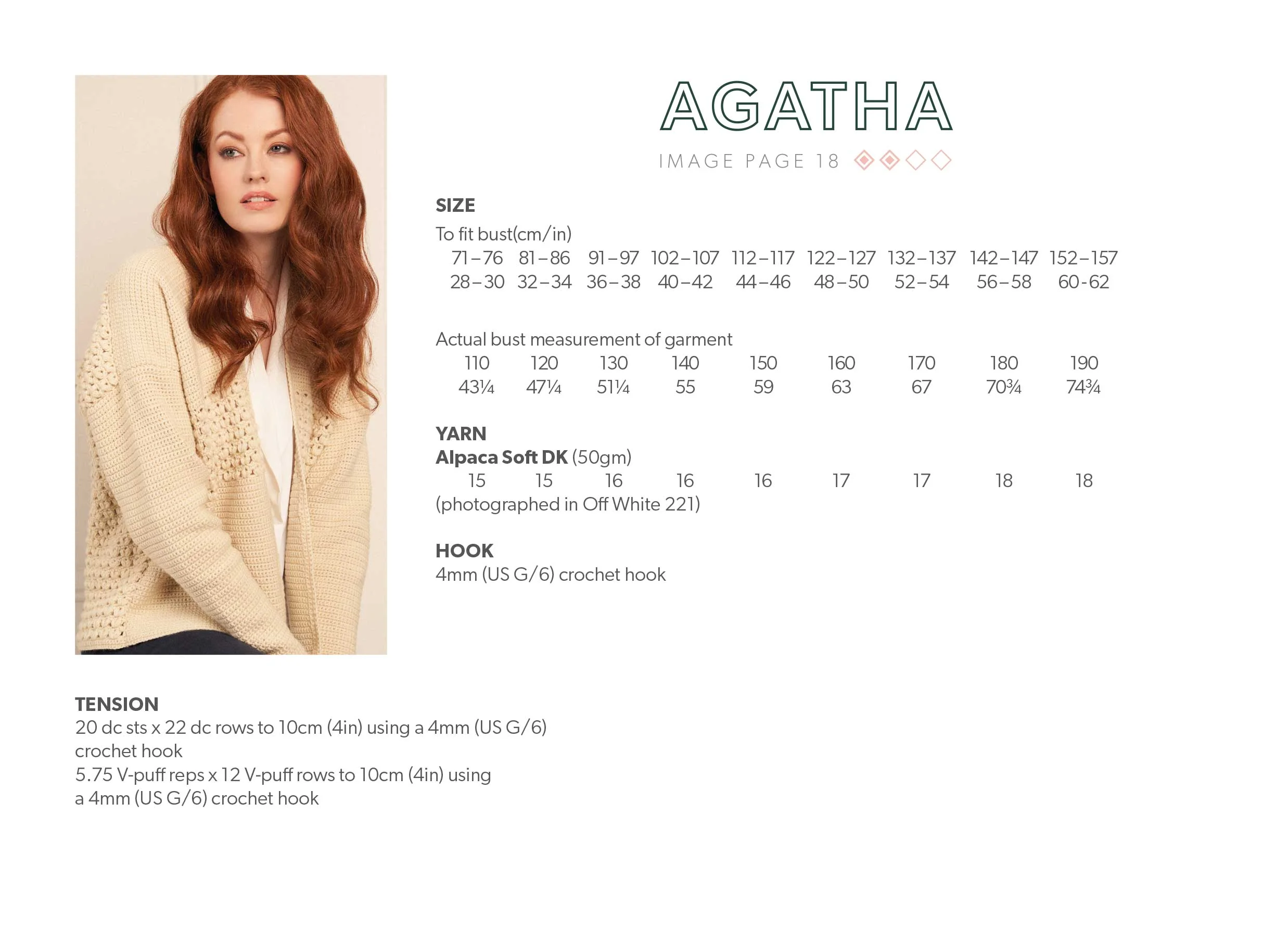 Agatha Cardigan in Rowan Alpaca Soft Dk - Digital Version RTP003-0006 - Image 2