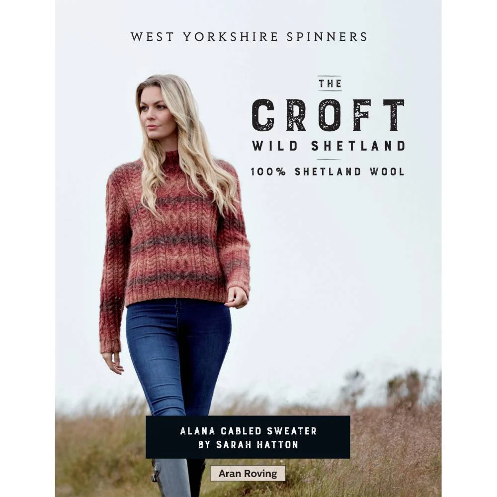 Alana Sweater in West Yorkshire Spinners The Croft Wild Shetland Aran - Digital Version  DPWYS0019