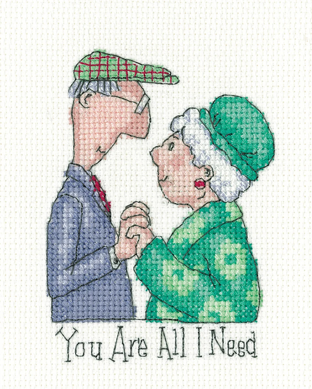 All I Need -  Heritage Crafts Cross Stitch Kit