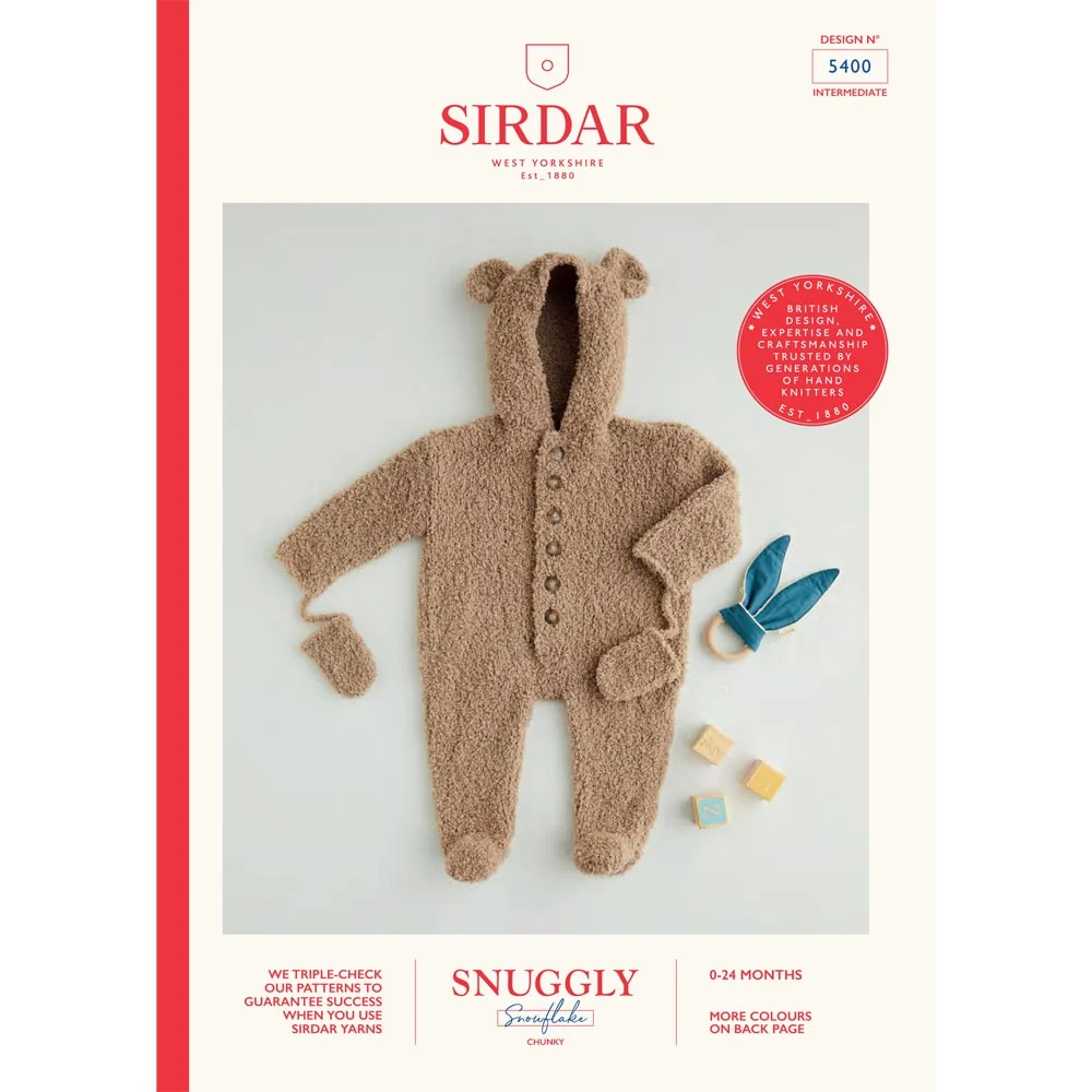 All in one in Sirdar Snuggly Snowflake Chunky Digital Version 5400