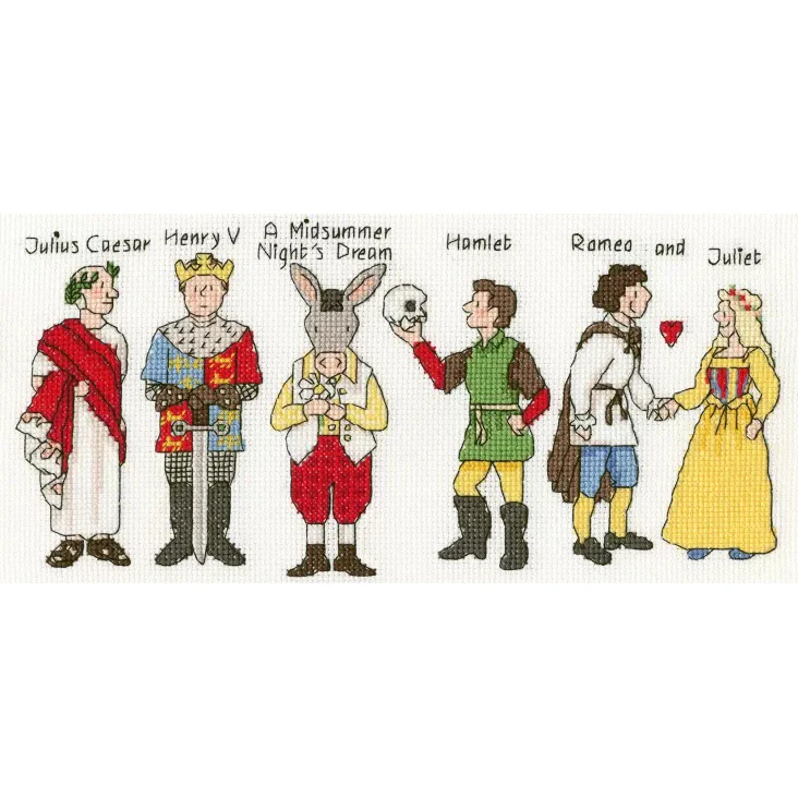 All The Worlds A Stage - Bothy Threads Cross Stitch Kit