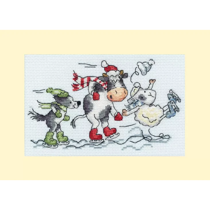 Almost, Nearly, Whoopsie! - Bothy Threads Christmas Card Cross Stitch Kit