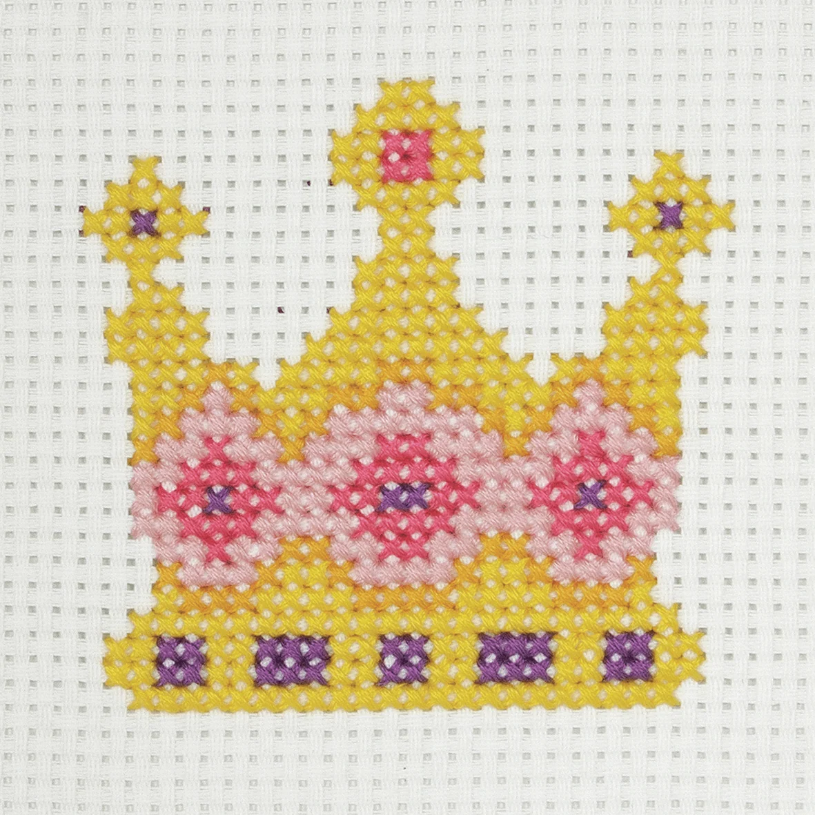 Anchor 1st Kit - Crown Counted Cross Stitch Kit