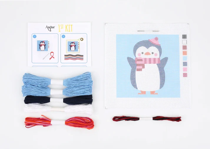 Anchor 1st Kit - Penguin Tapestry Kit - Image 2