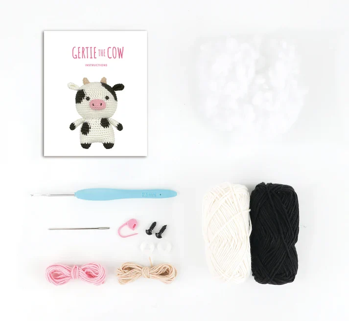 Anchor Crochet Kit - Amigurumi Gertie The Cow - Image 2
