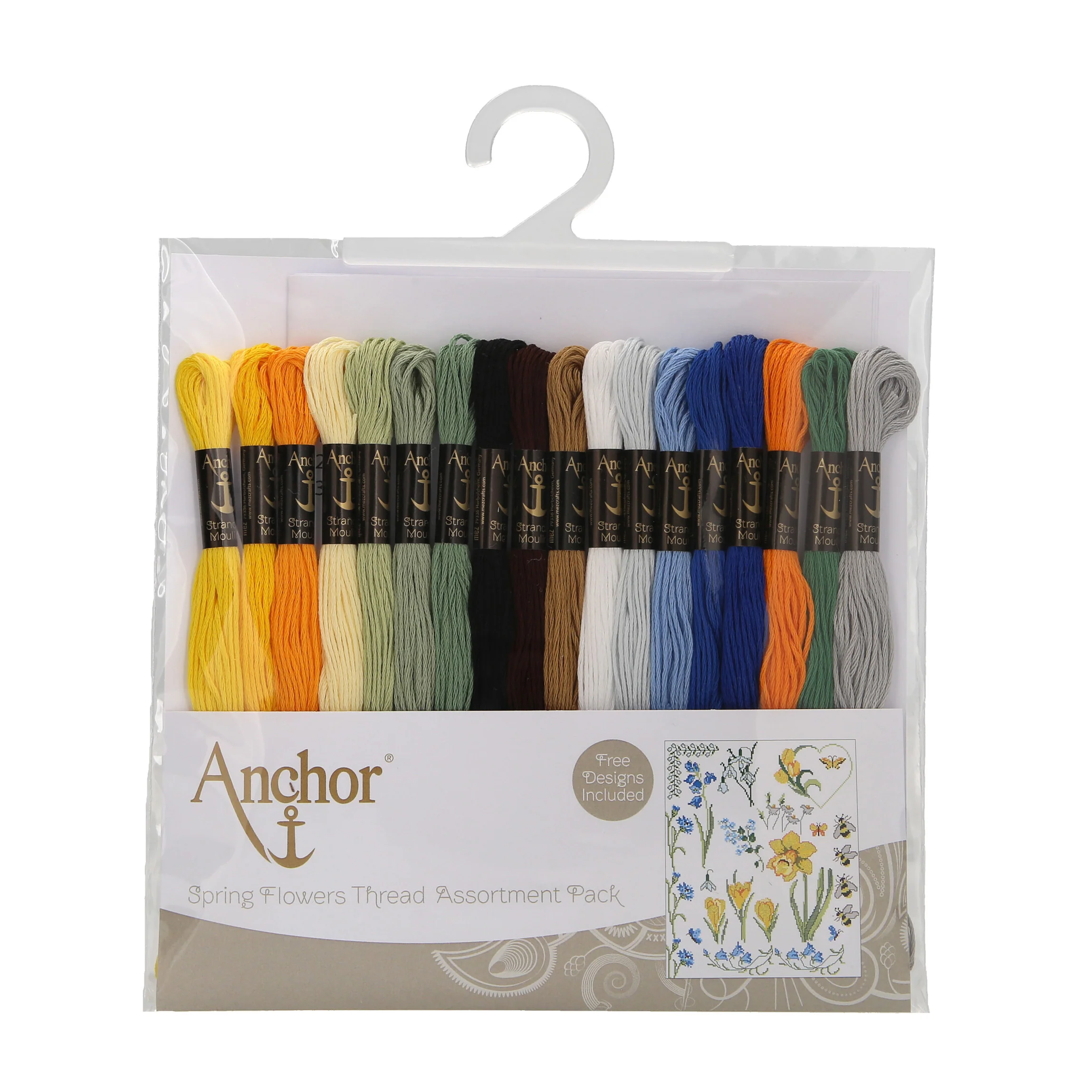 Anchor Spring Flowers Thread Assortment Pack