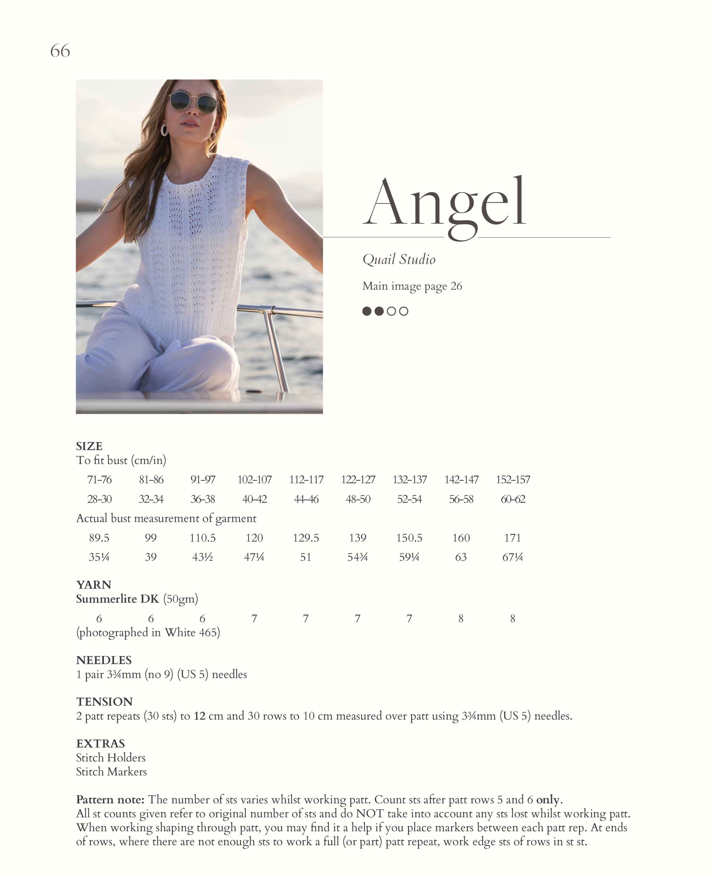 Angel Vest in Rowan Summerlite Dk - Digital Version RM008-00001 - Image 2