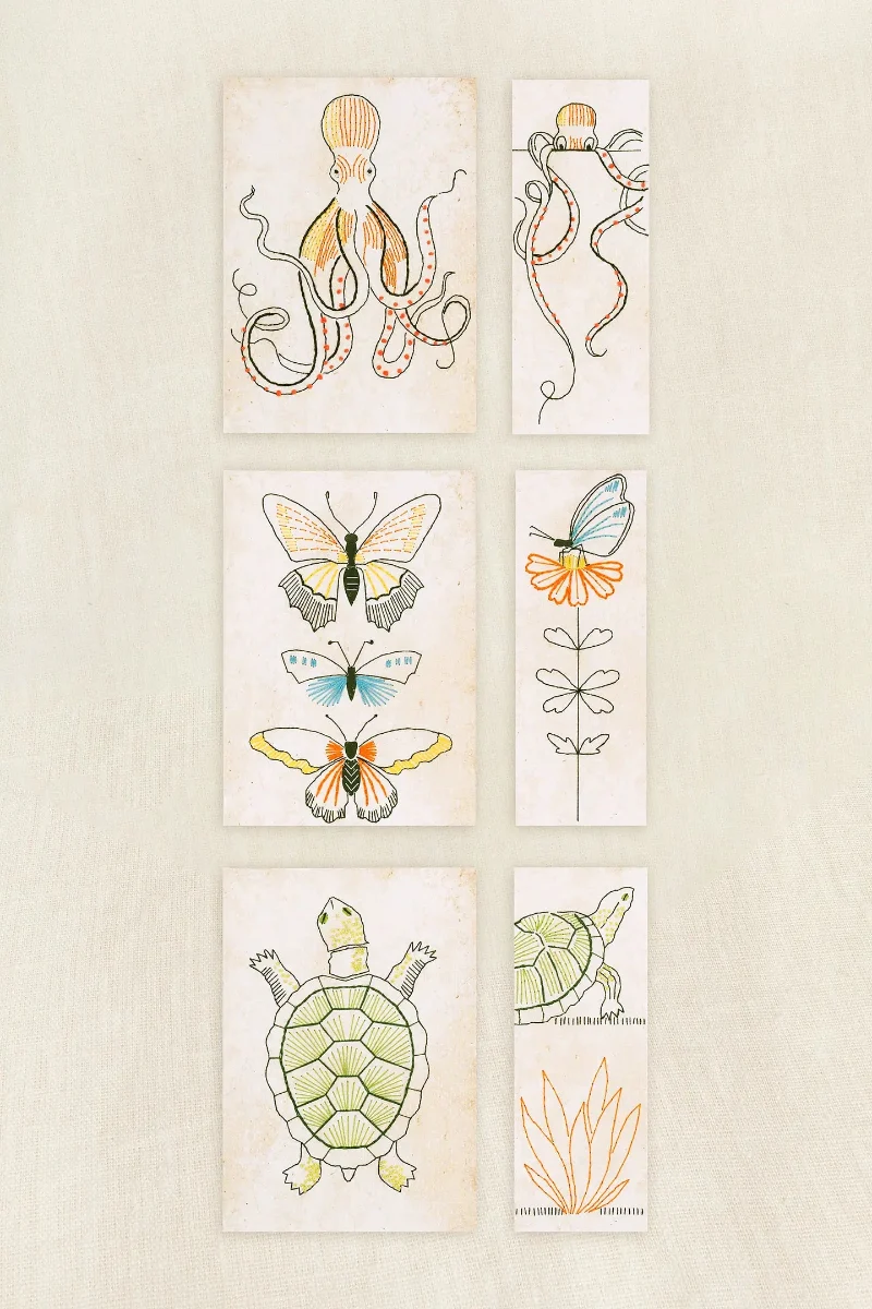 Animals - DMC Embroidery Cards Kit