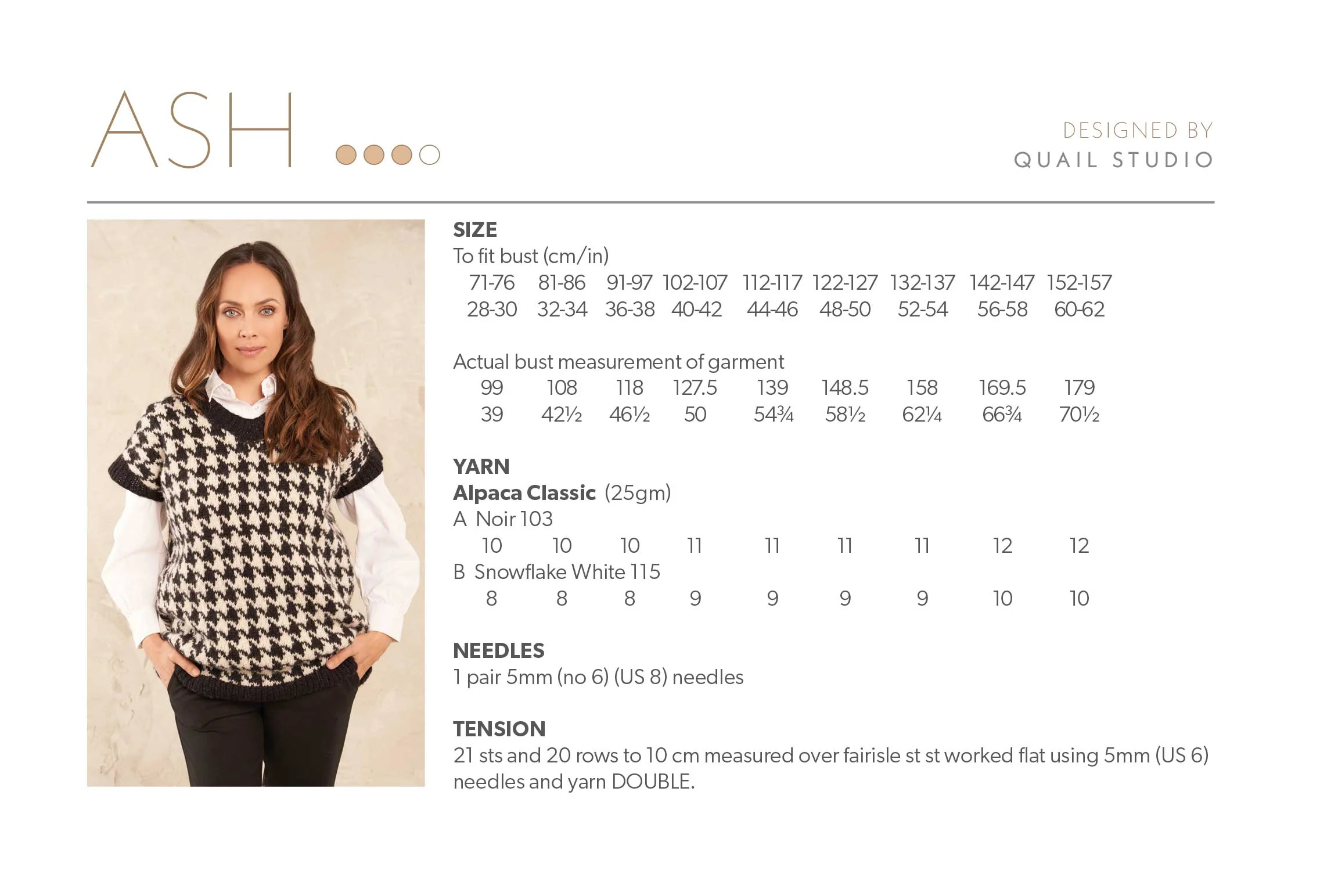 Ash Vest in Rowan Alpaca Classic - Digital Version RTP002-0004 - Image 2