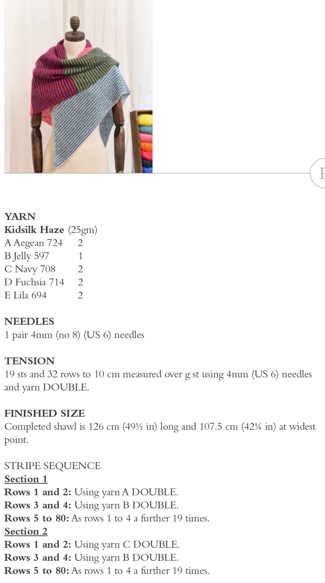 Asymmetric Shawl in Rowan Kidsilk Haze - Digital Version ZM70-00028 - Image 2