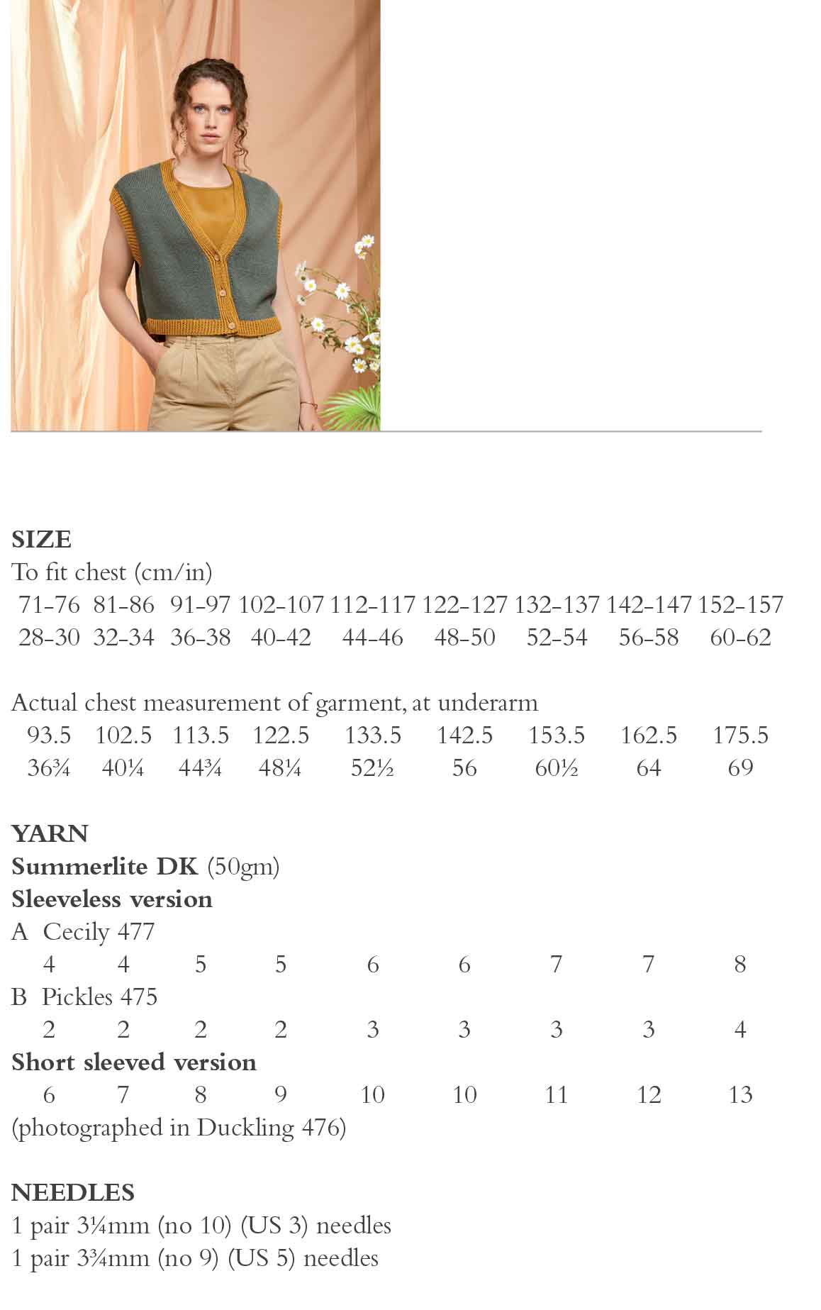 Atacama Sleeveless in Rowan Summerlite Dk - Digital Version ZB360-00003 - Image 2