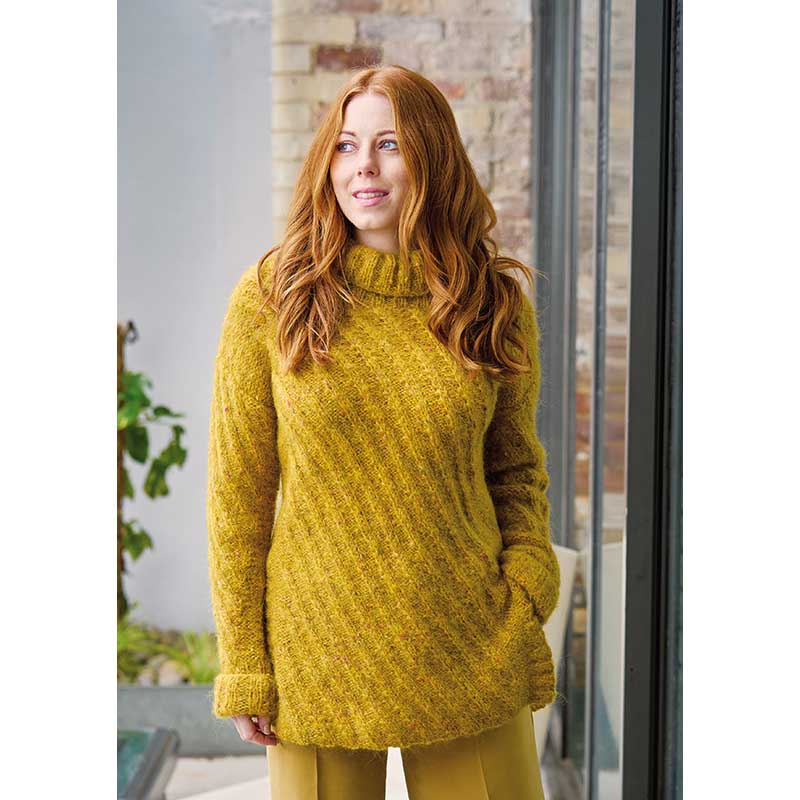 Bamboo Sweater in Rowan Tweed Haze - Digital Version ZB325-00003 - Image 3