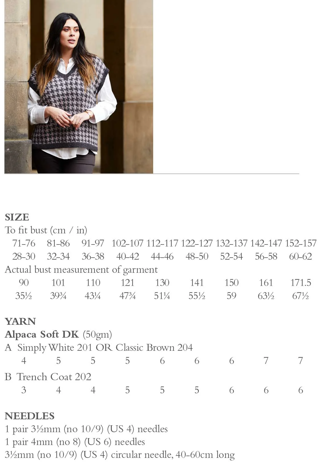 Bella Sweater Vest in Rowan Alpaca Soft Dk - Digital Version RM007-00007 - Image 2