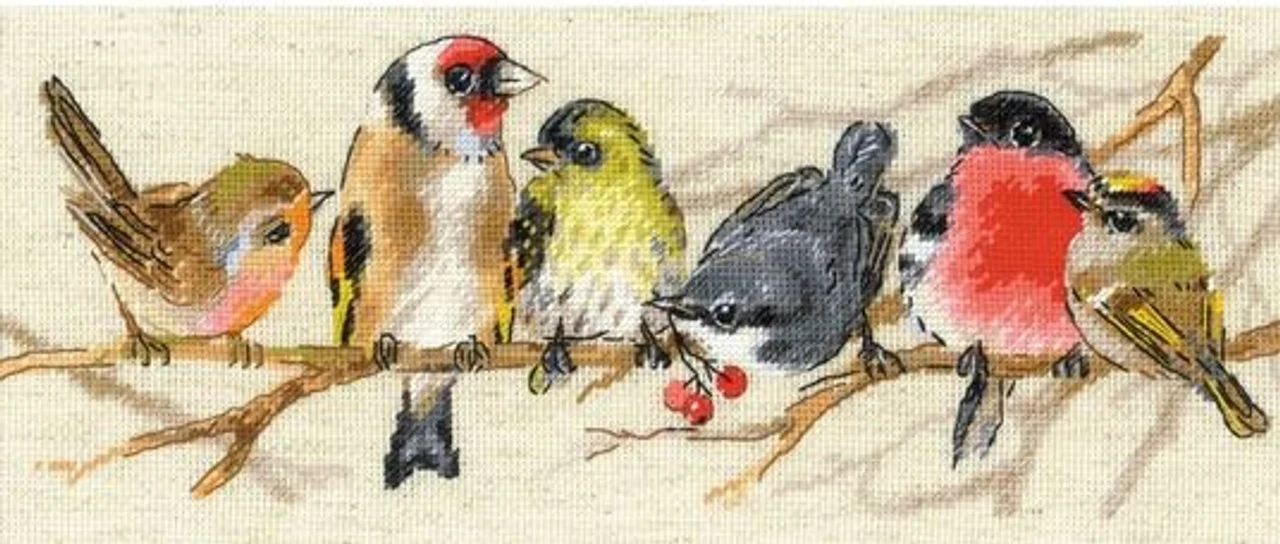 Birds on the Branch - Riolis Cross Stitch Kit
