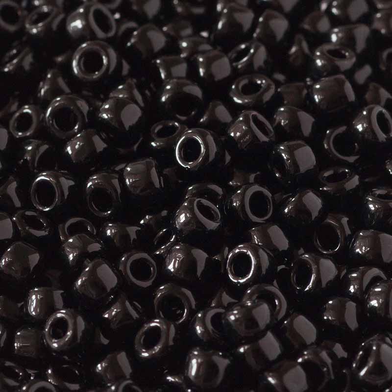 Debbie Abrahams Black Seed Bead 748 - Size 8
