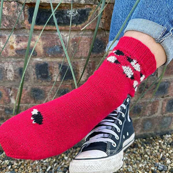 Black Sheep Ruby Socks in WYS Signature 4ply by Winwick Mum