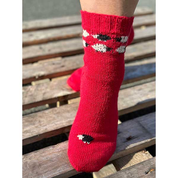 Black Sheep Ruby Socks in WYS Signature 4ply by Winwick Mum - Digital Version - Image 3