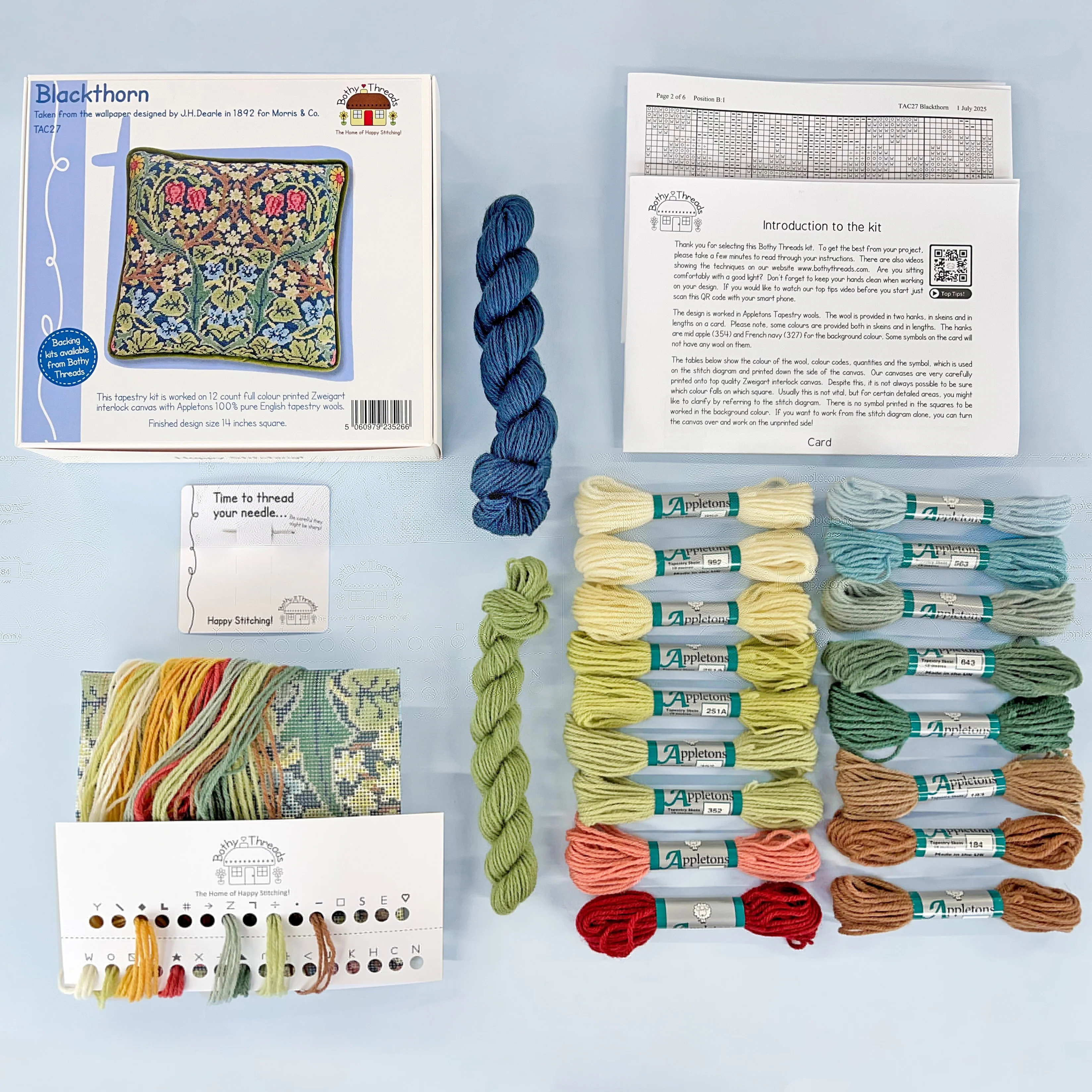 Black Thorn - Bothy Threads Tapestry Kit - Image 2