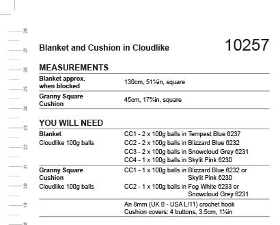 Blanket & Cushions in Stylecraft Cloudlike - Image 2