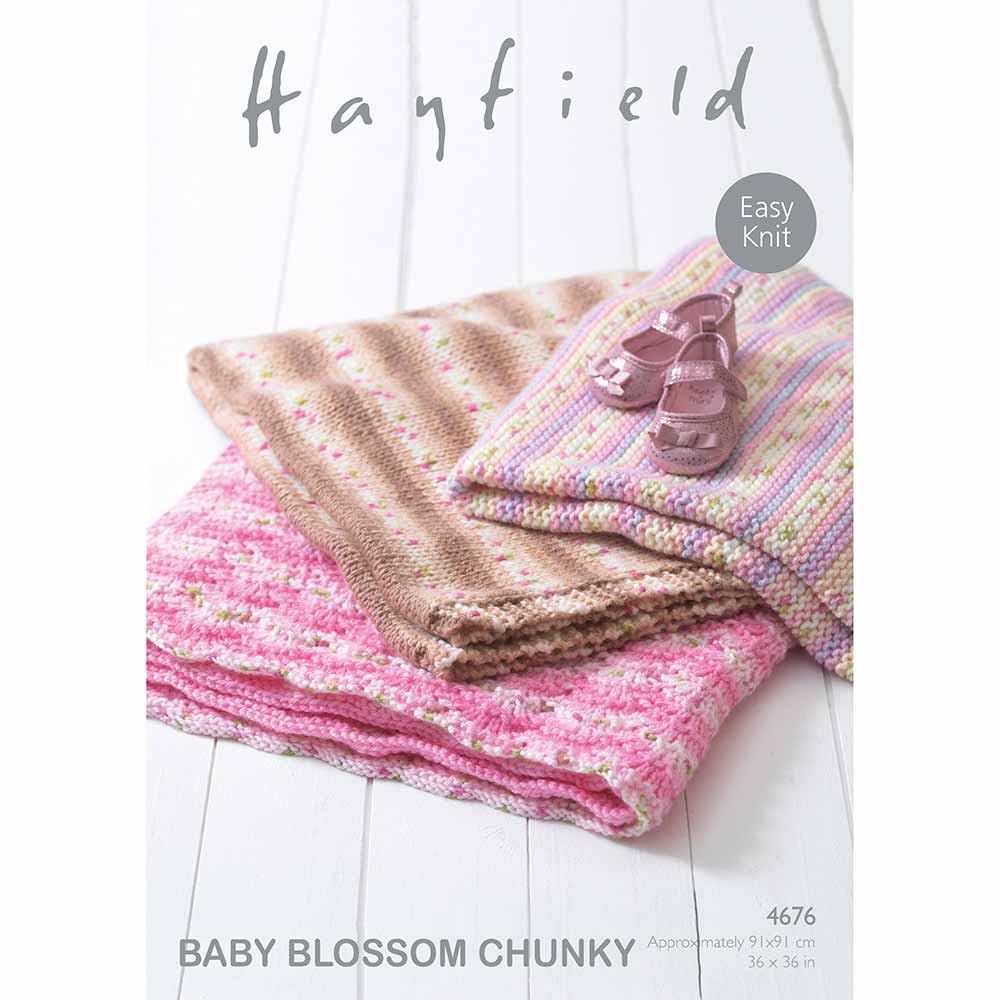 Blankets in Hayfield Baby Blossom Chunky - Digital Version