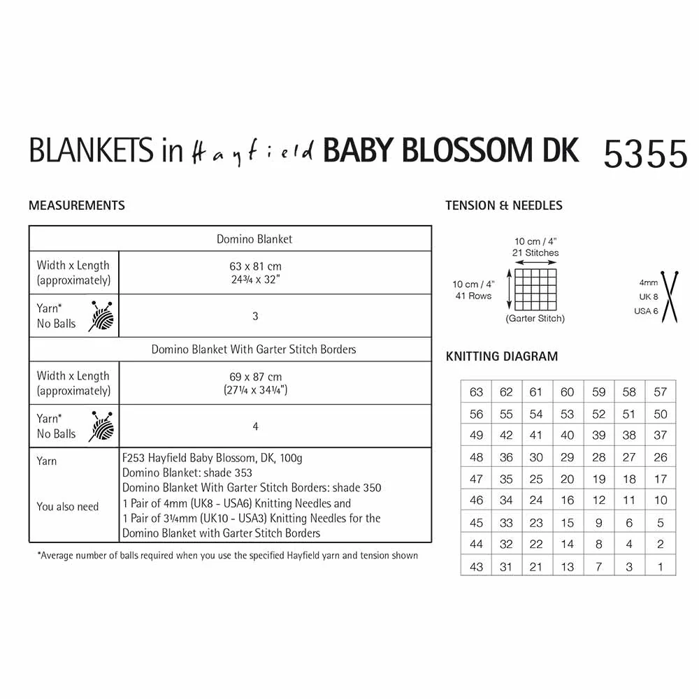 Blankets in Hayfield Baby Blossom DK - Image 2