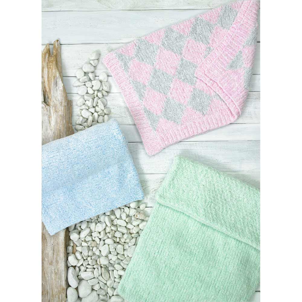 Blankets in James C Brett Baby Velvet Chunky JB695