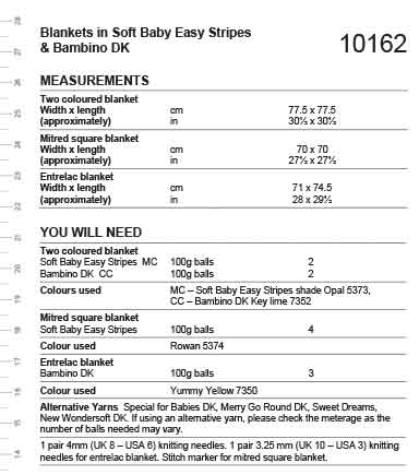 Blankets in Stylecraft Soft Baby Easy Stripes Dk & Bambino Dk - Digital Version 10162 - Image 2