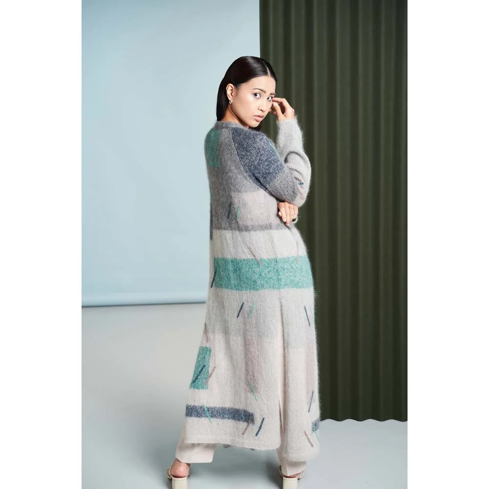 Block Cardigan in Rowan Felted Tweed Dk and Kidsilk Haze - Digital Version - Image 3