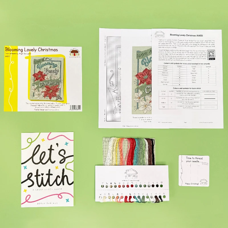 Blooming Lovely Christmas - Bothy Threads Cross Stitch Kit - Image 2