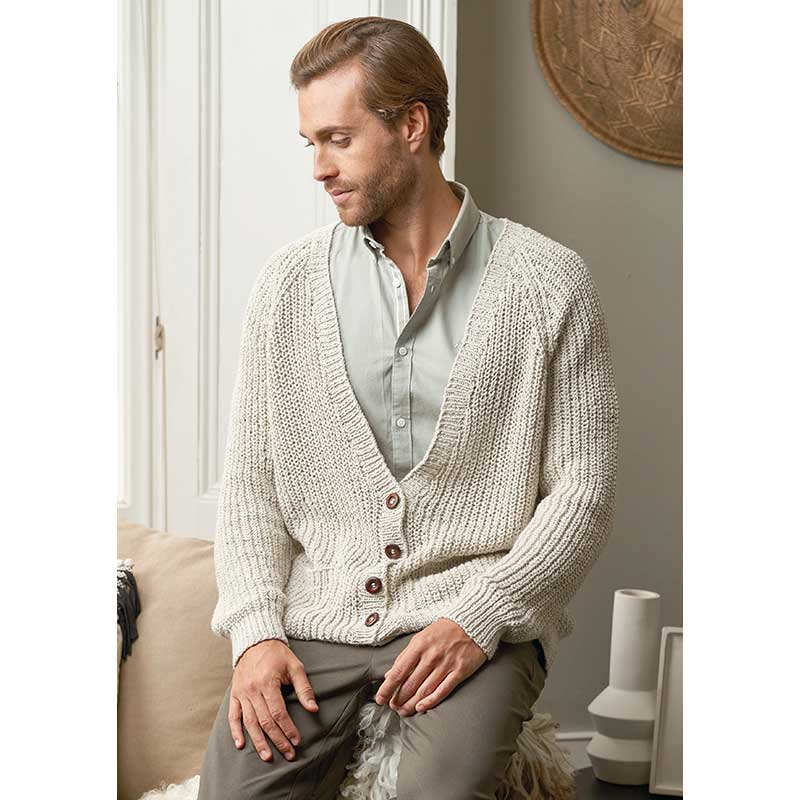 Bo Cardigan in Rowan Denim Revive - Digital Version