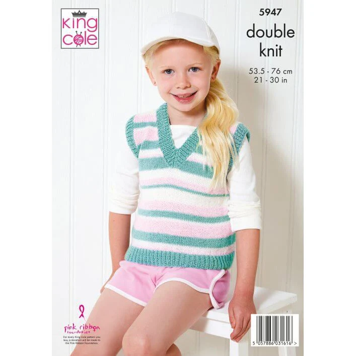 Bolero & Vest Top Knitted in King Cole Glitz DK - Image 3