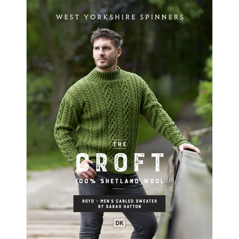 Boyd Men's Cabled Sweater in West Yorkshire Spinners The Croft Dk - Digital Version DPB0041