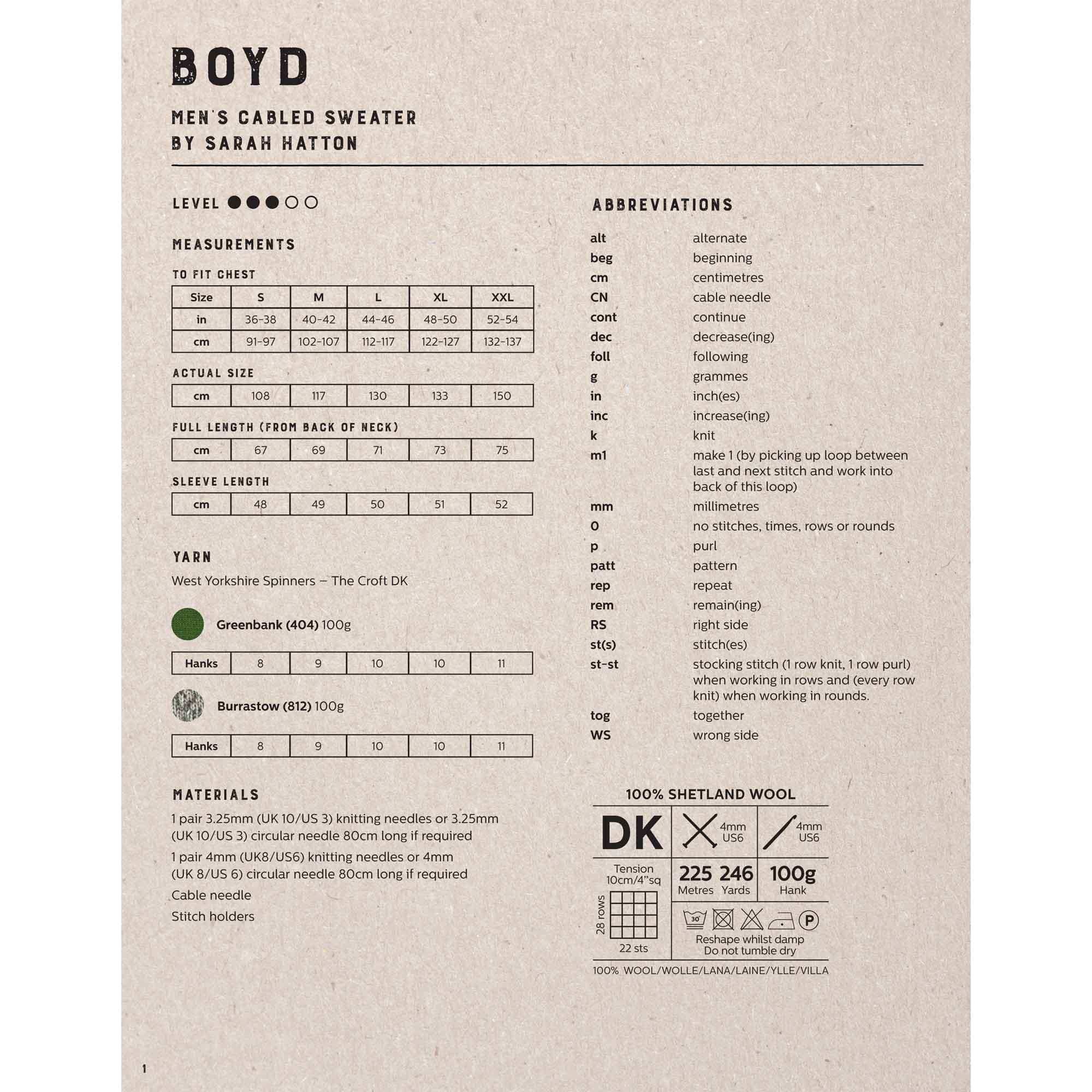 Boyd Men's Cabled Sweater in West Yorkshire Spinners The Croft Dk - Digital Version DPB0041 - Image 2