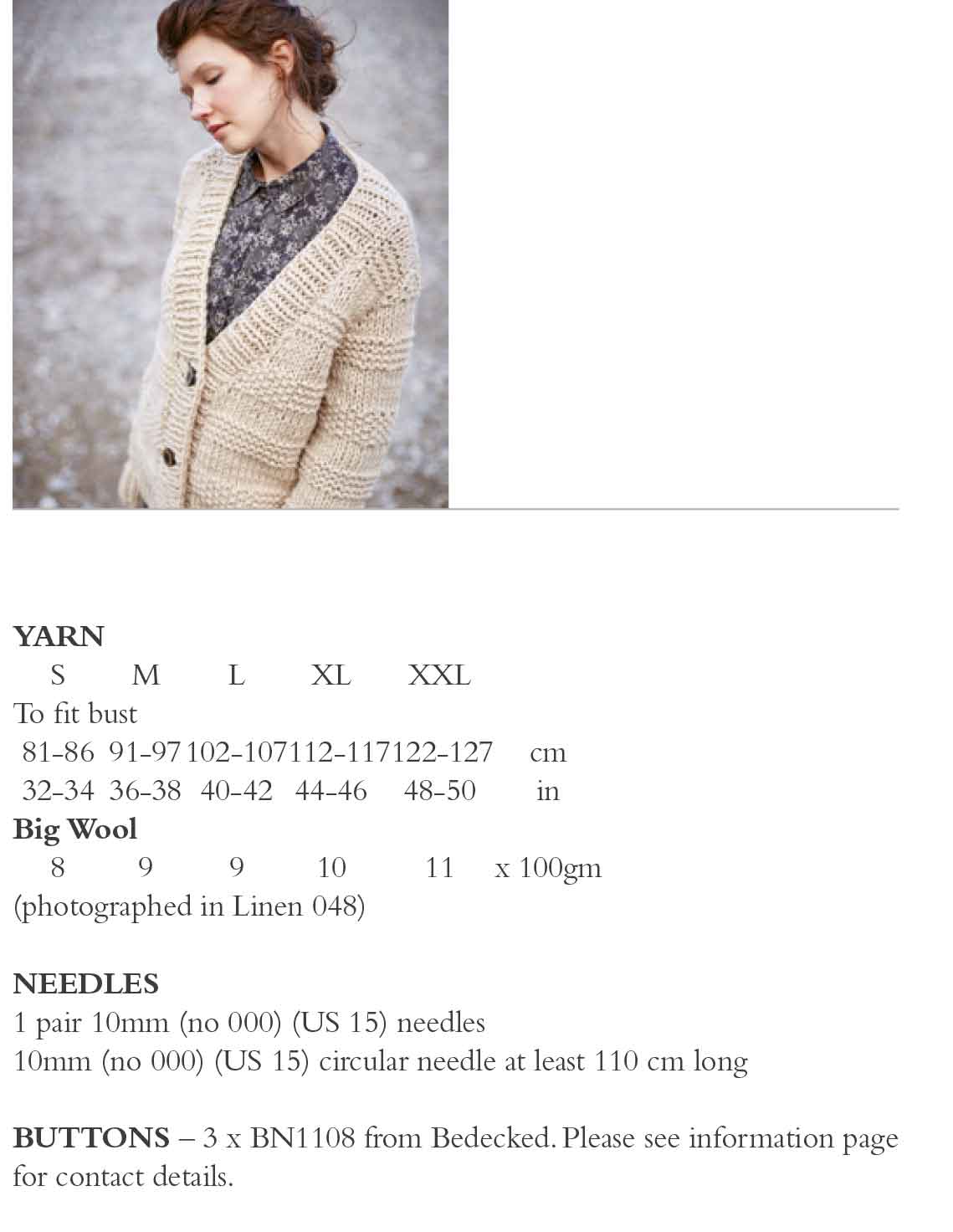 Brew Cardigan in Rowan Big Wool - Digital Version Brew-ENP - Image 2