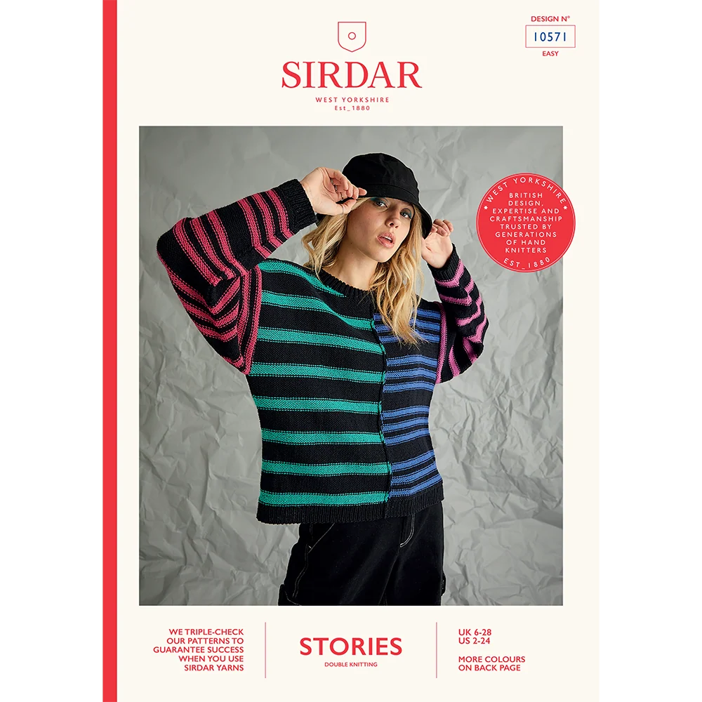 Bright Lights Sweater in Sirdar Stories DK
