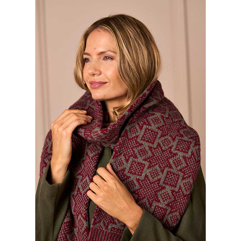 Bright Star Scarf by Martin Storey in Rowan Moordale - Digital Version - Image 4