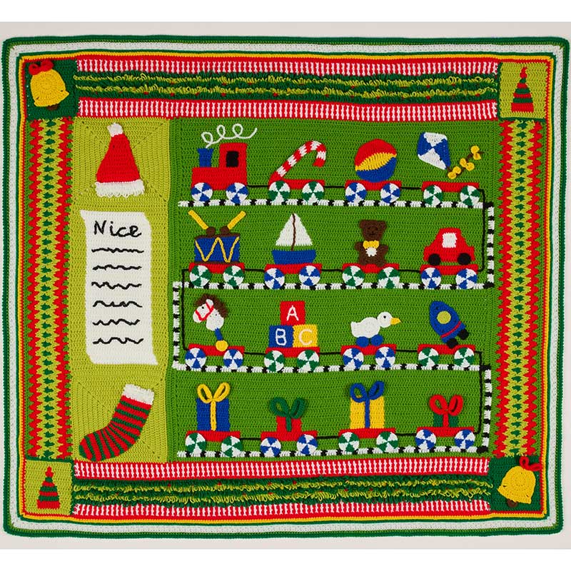 Santa's Workshop Blanket CAL in Hayfield Bonus Dk by Catherine Crochets - Image 6