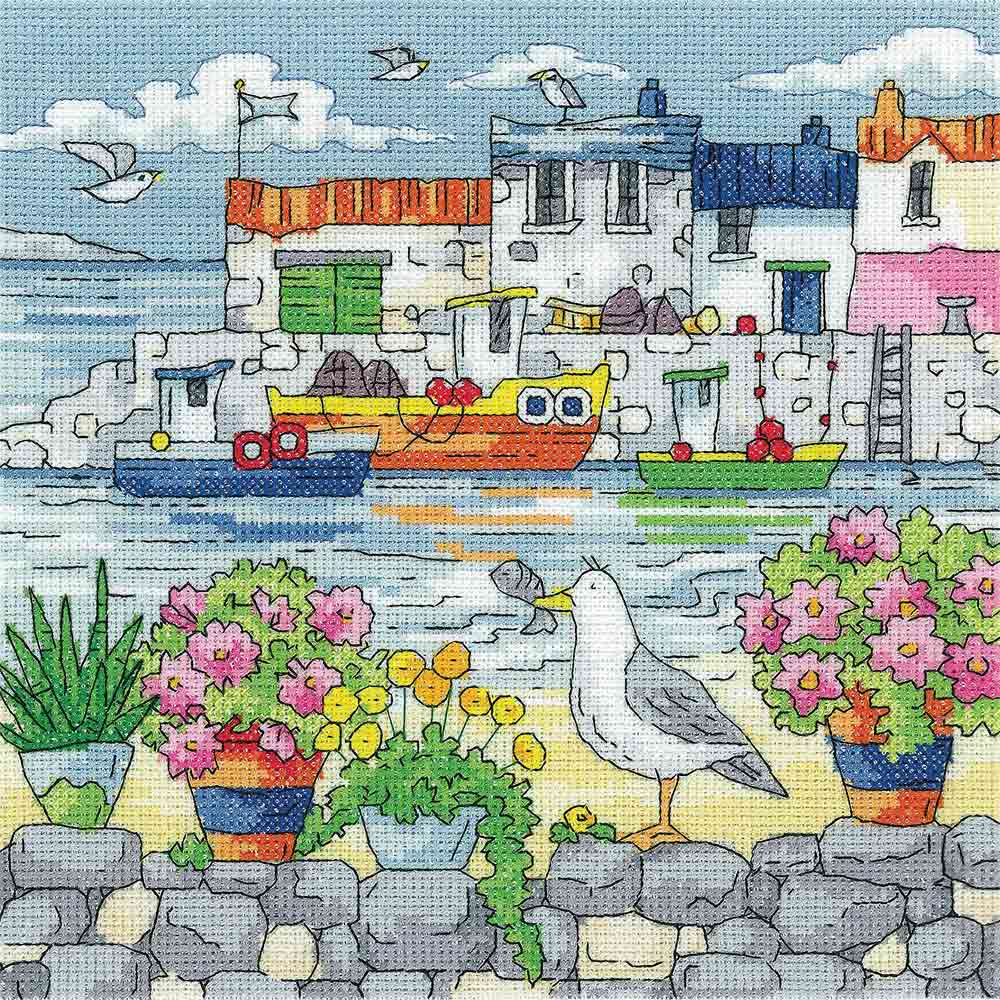By The Sea Collection - Geranium Shore