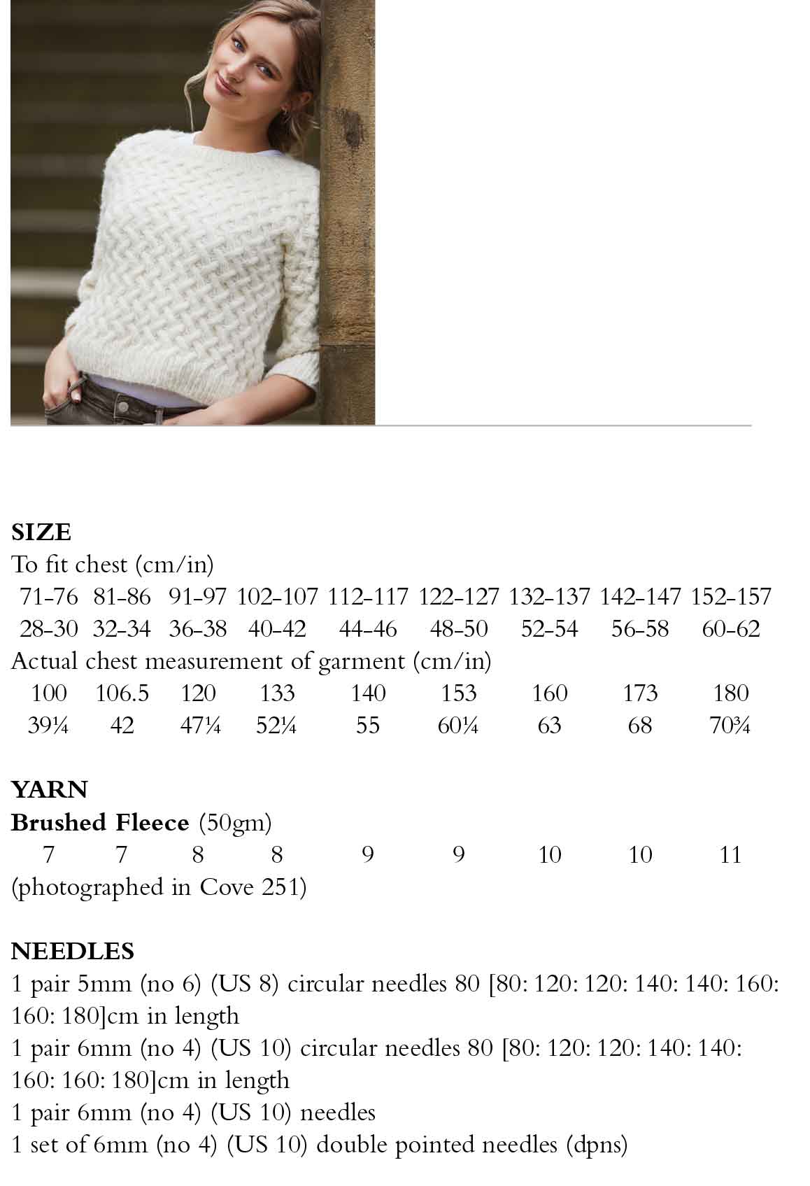 Cabled Jumper in Rowan Brushed Fleece - Digital Version RTP008-00004 - Image 2