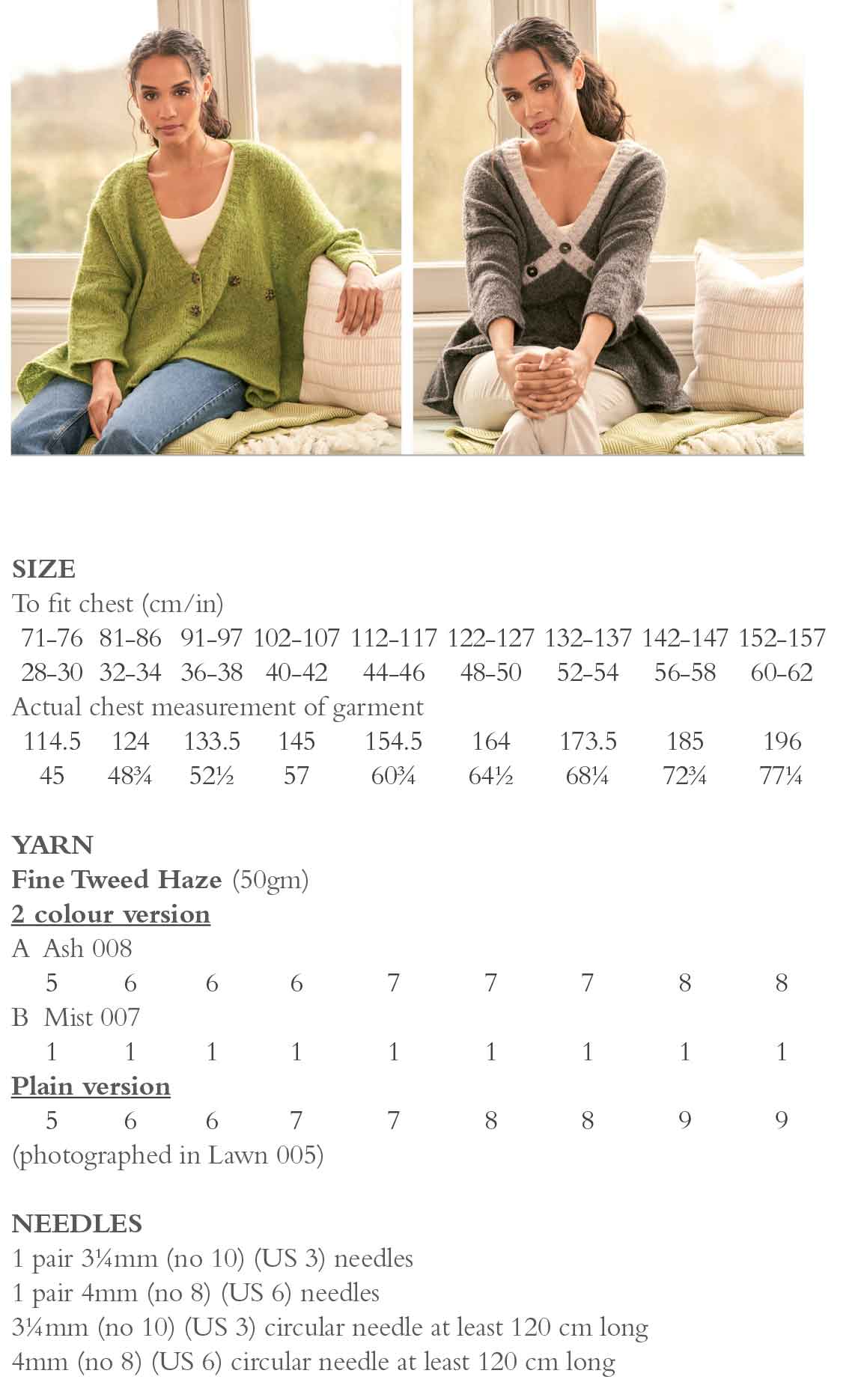 Camlet Plain in Rowan Fine Tweed Haze - Digital Version ZM74-00006 - Image 2