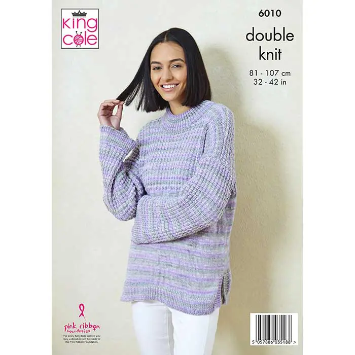 Cardigan and Sweater in King Cole Beaches Dk - Image 3