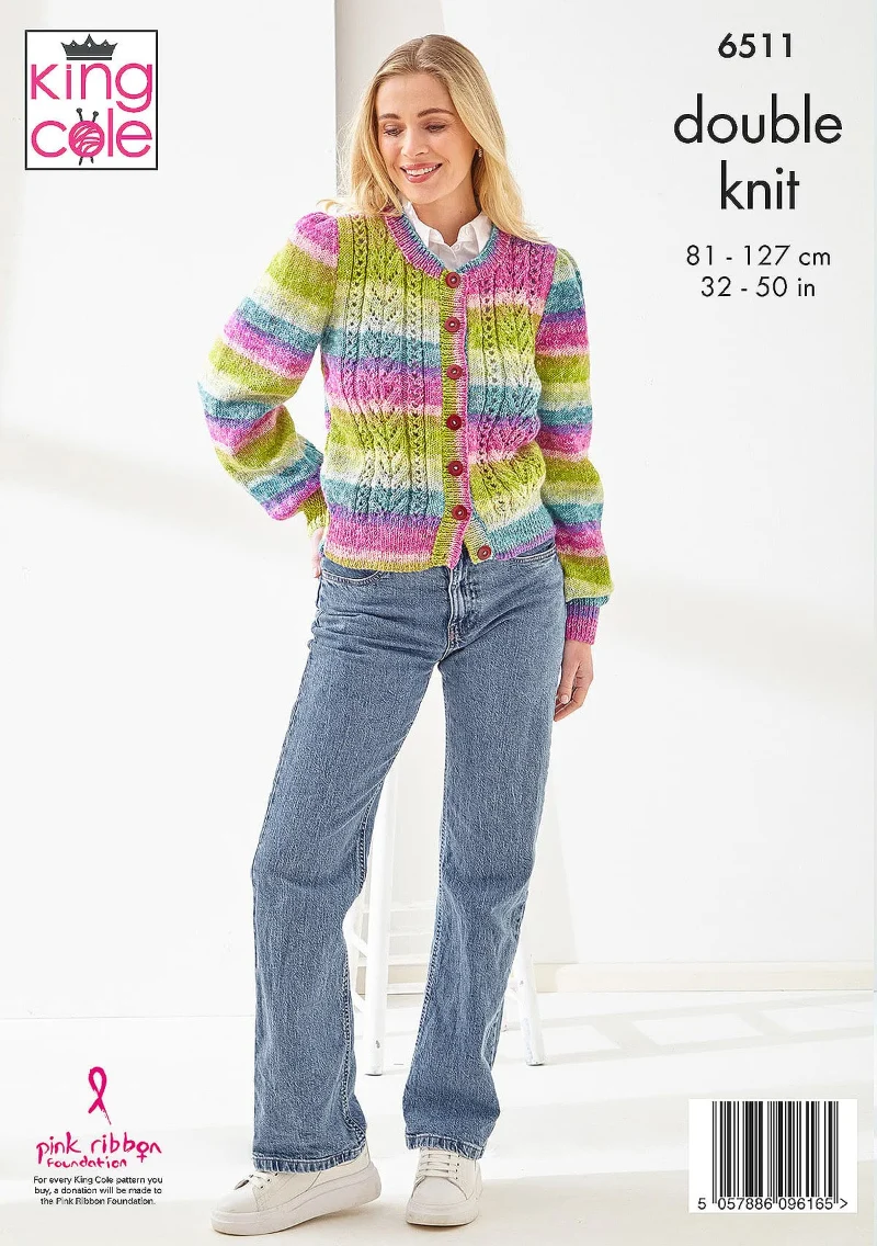 Cardigan and Sweater in King Cole Bramble DK - Image 3