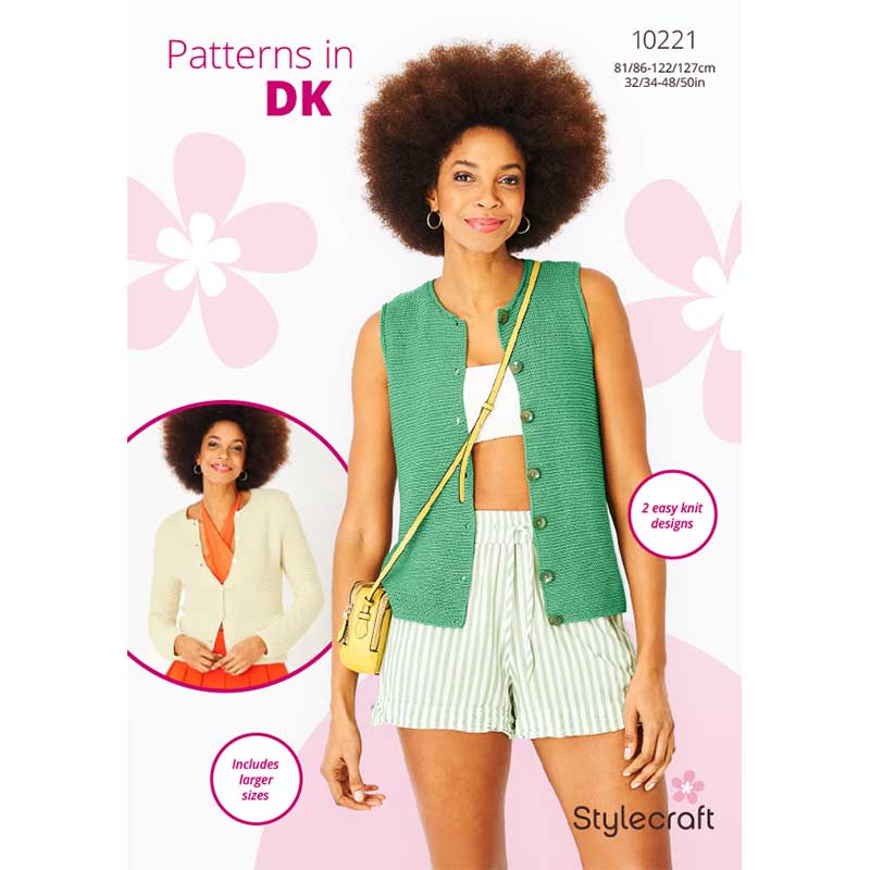 Cardigan and Top in Stylecraft Naturals Bamboo+ Cotton DK