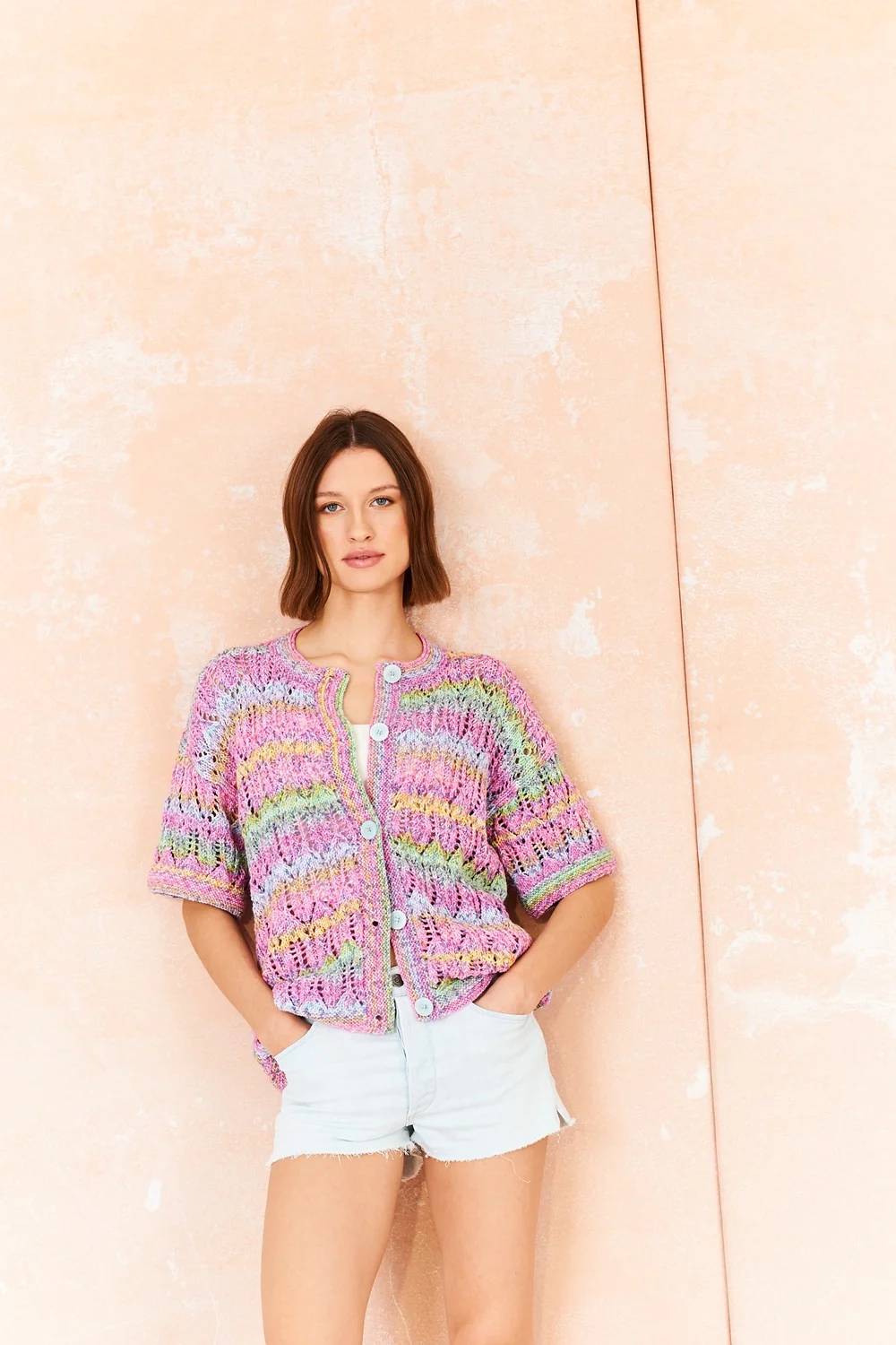 Cardigan & Coat in Stylecraft Colour Burst & Cotton Twist - Image 3